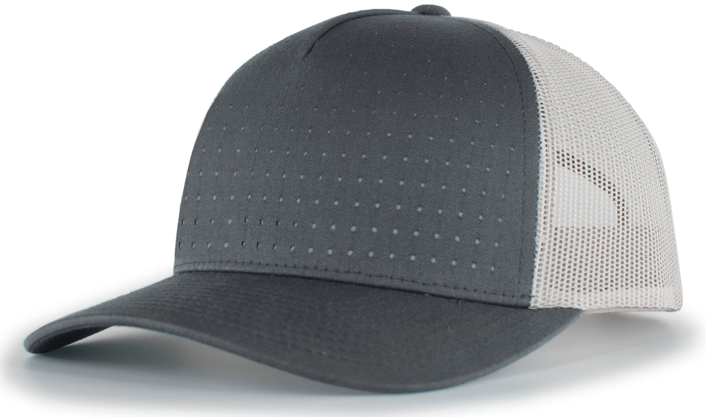 PACIFIC HEADWEAR - PERFORATED 5-PANEL TRUCKER SNAPBACK CAP