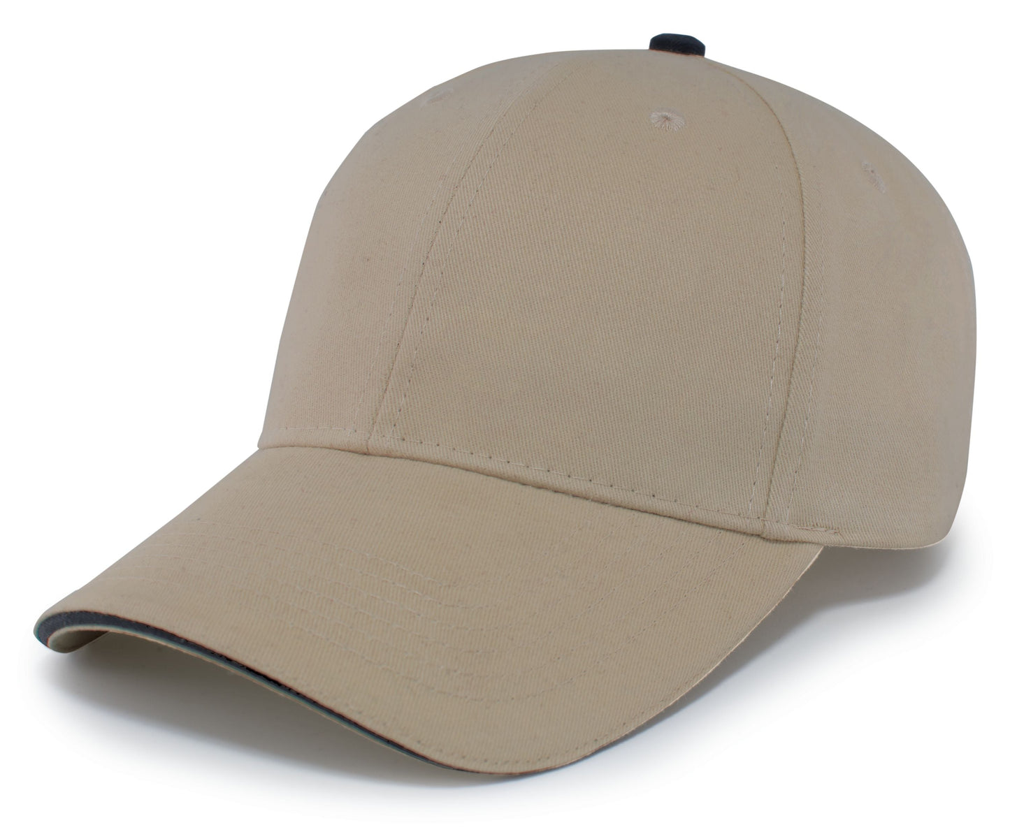 PACIFIC HEADWEAR - BRUSHED TWILL CAP WITH SANDWICH BILL - 121C