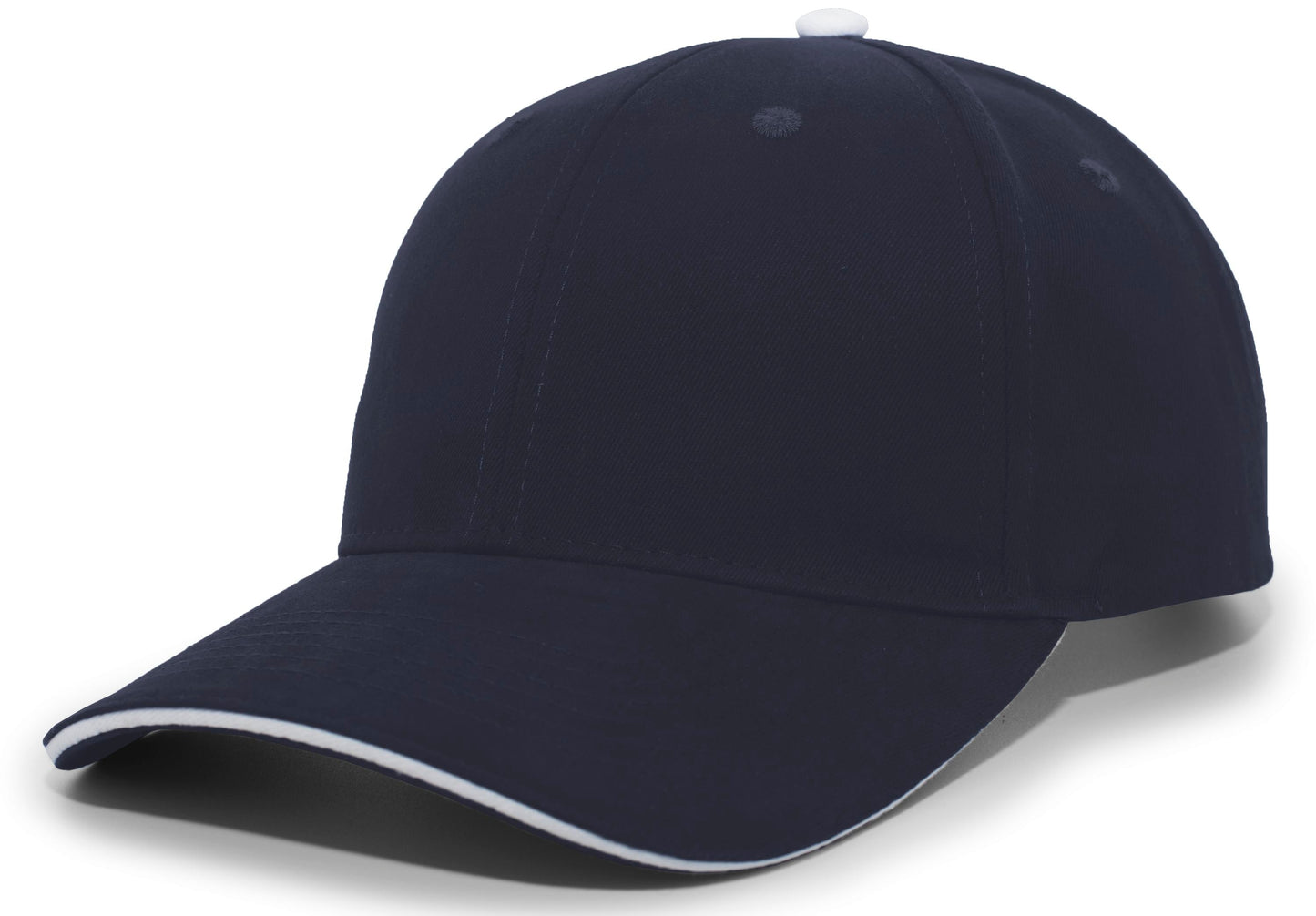 PACIFIC HEADWEAR - BRUSHED TWILL CAP WITH SANDWICH BILL - 121C