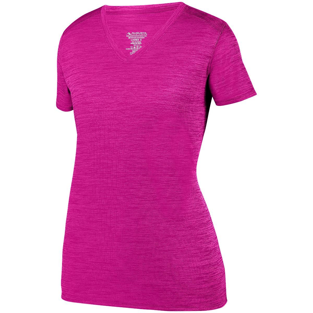AUGUSTA SPORTSWEAR - LADIES SHADOW TONAL HEATHER TRAINING TEE