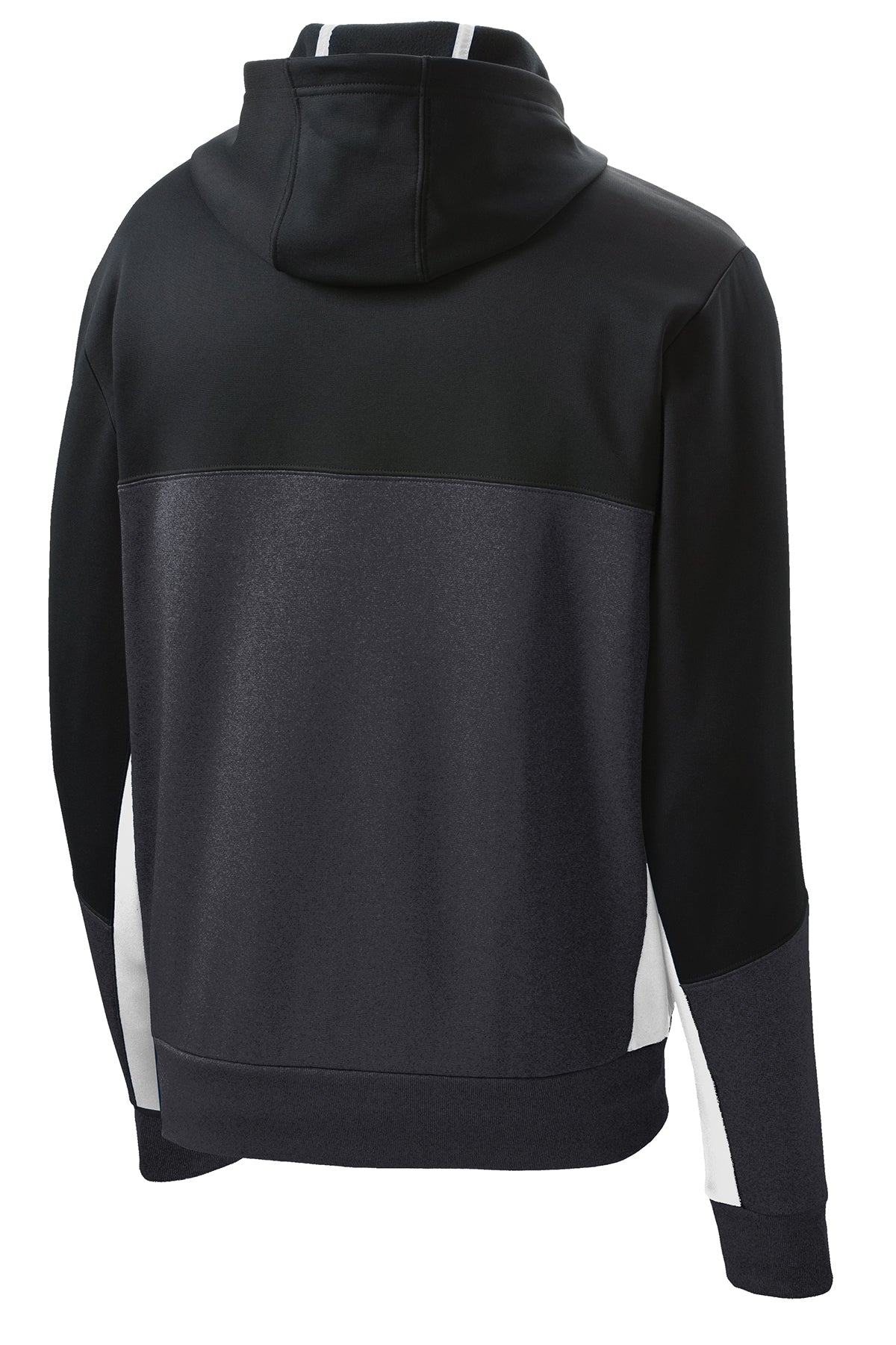Sport-Tek® Tech Fleece Colorblock Full-Zip Hooded Jacket