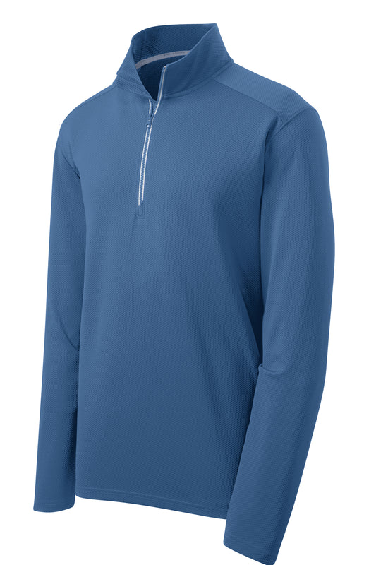 Sport-Tek® Sport-Wick® Textured 1/4-Zip Pullover