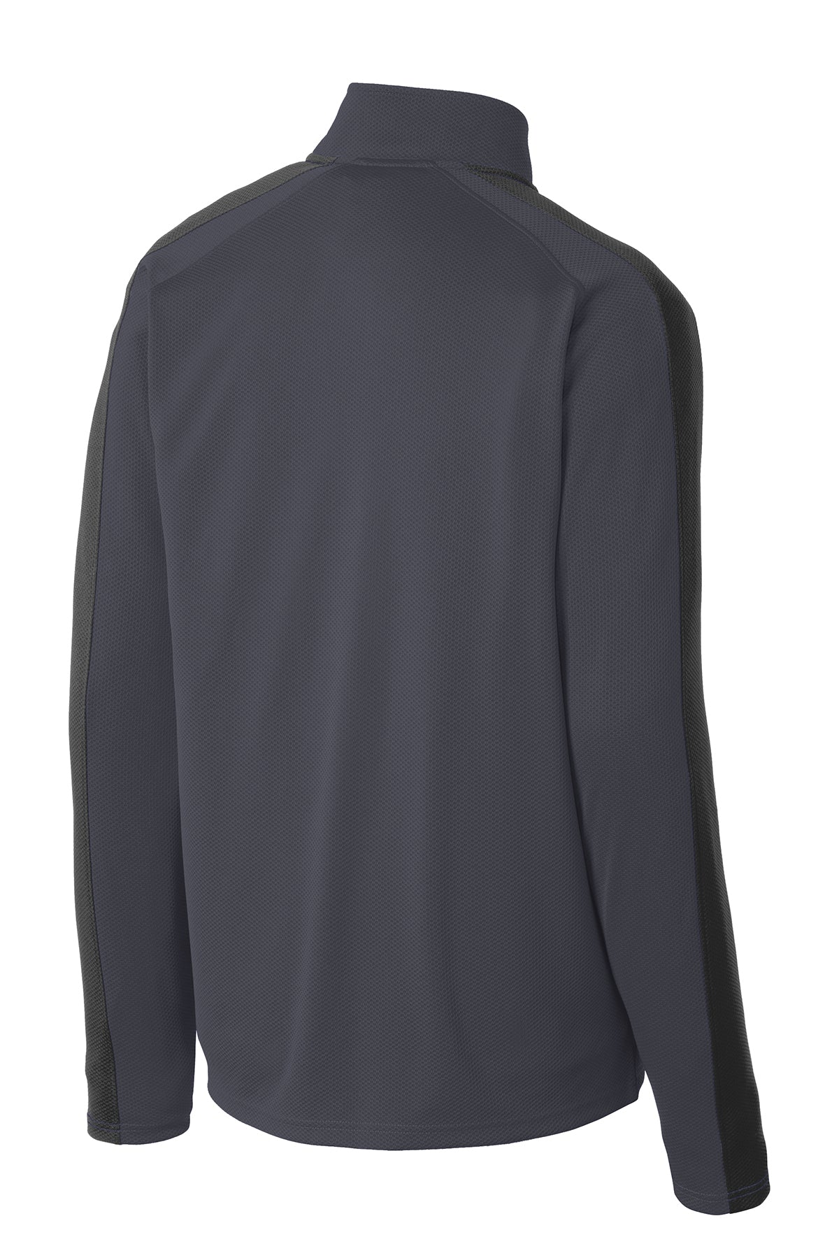 Sport-Tek® Sport-Wick® Textured Colorblock 1/4-Zip Pullover