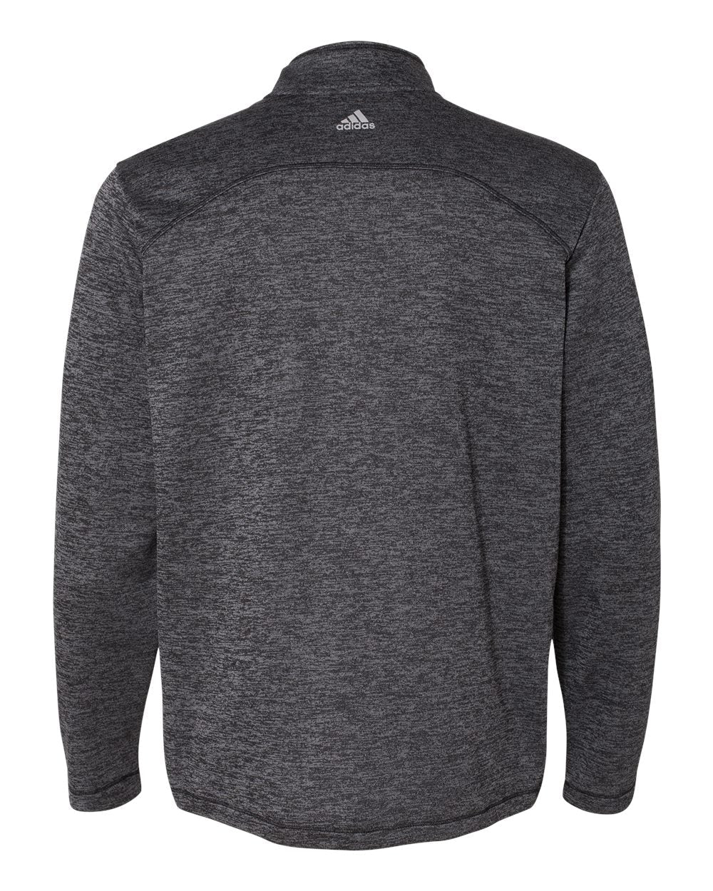 Adidas - Brushed Terry Heathered Quarter-Zip Pullover - A284