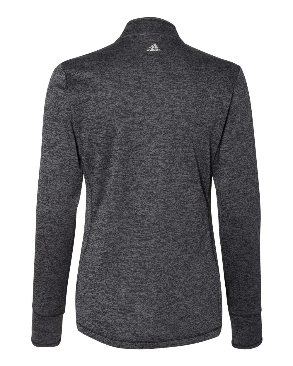 Adidas - Women's Brushed Terry Heathered Quarter-Zip Pullover - A285