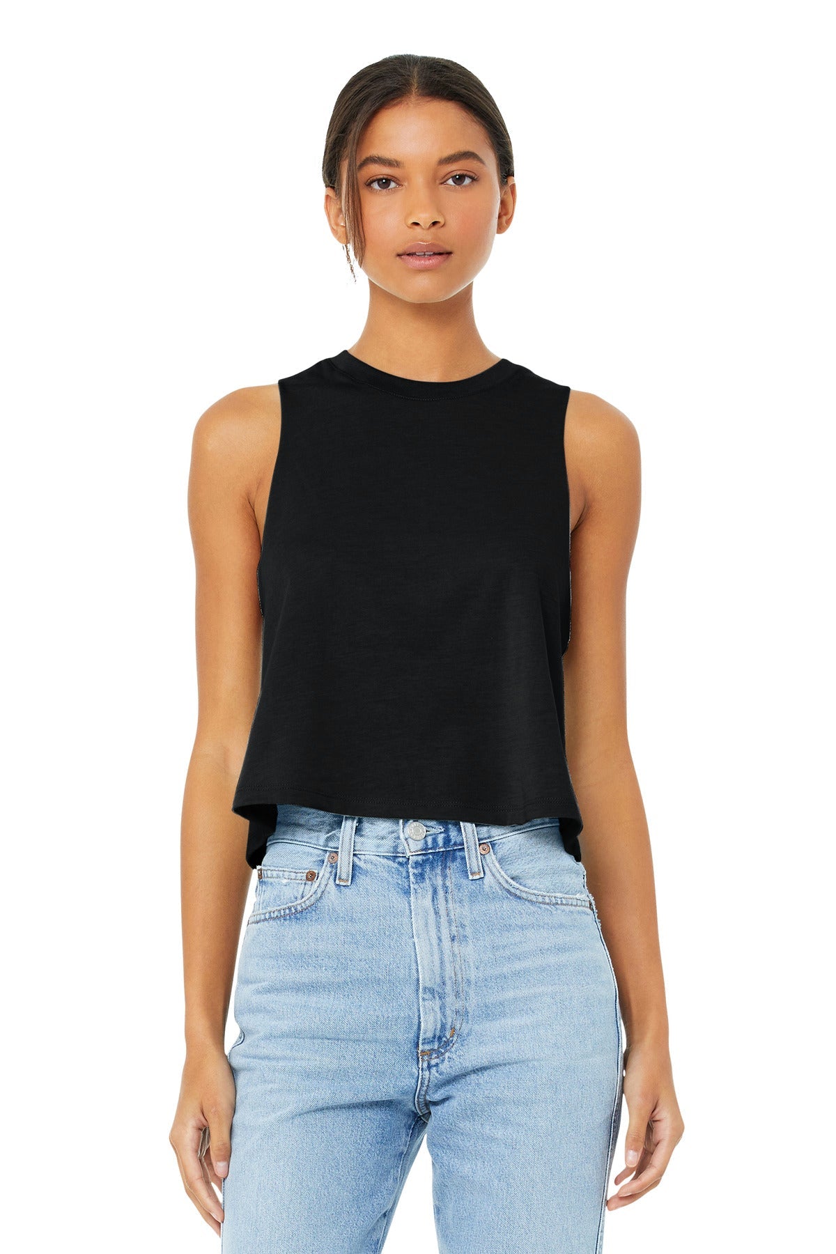 BELLA + CANVAS - Women's Racerback Cropped Tank - 6682