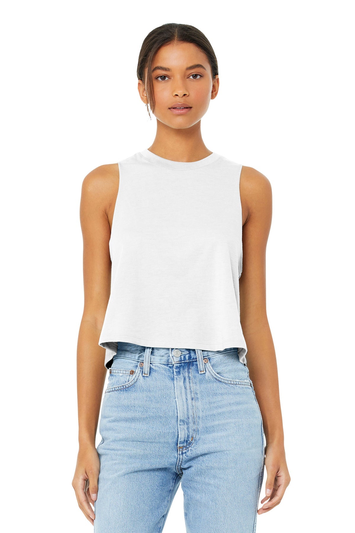 BELLA + CANVAS - Women's Racerback Cropped Tank - 6682