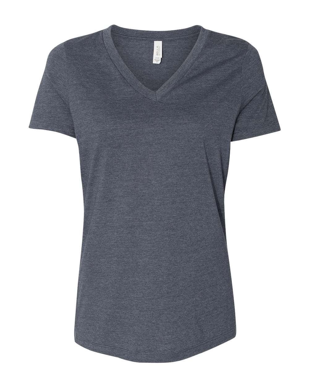 BELLA + CANVAS - Women's Relaxed Heather CVC V-Neck Tee - 6405CVC