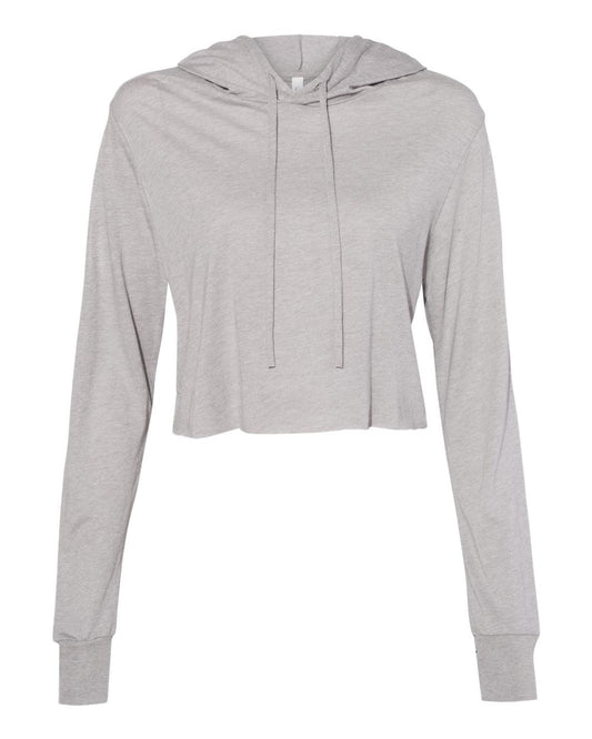 BELLA + CANVAS - Women’s Triblend Cropped Long Sleeve Hoodie - 8512