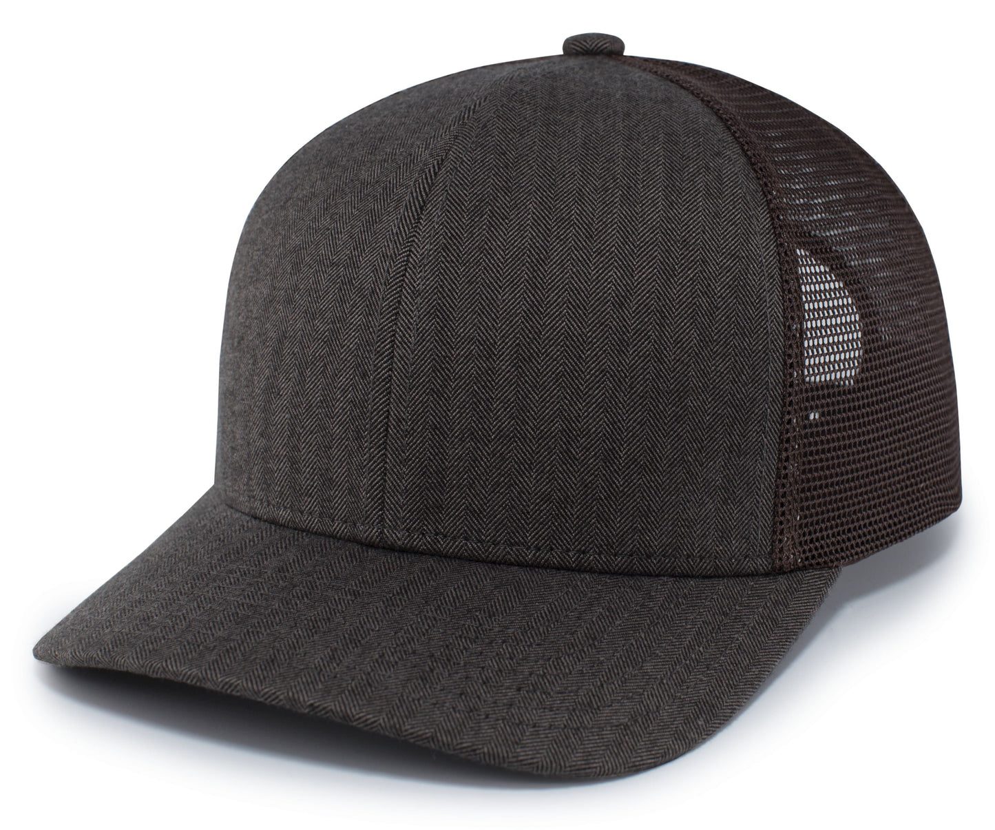 PACIFIC HEADWEAR - HERRINGBONE TRUCKER CAP