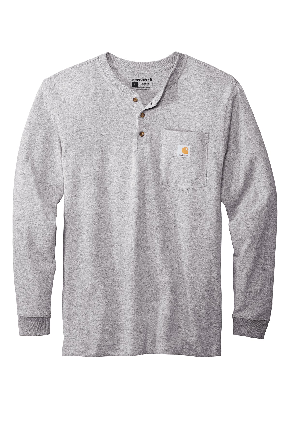 Carhartt® - Long Sleeve Henley T-Shirt - CTK128