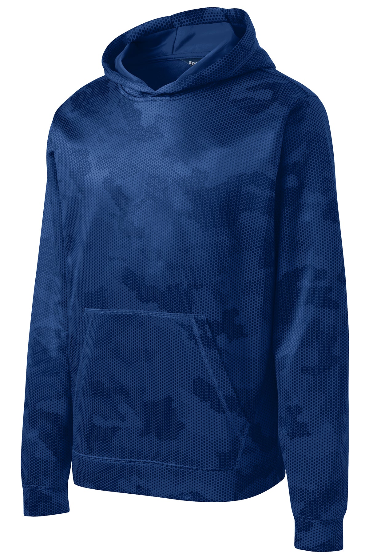 Sport-Tek® Youth Sport-Wick® CamoHex Fleece Hooded Pullover