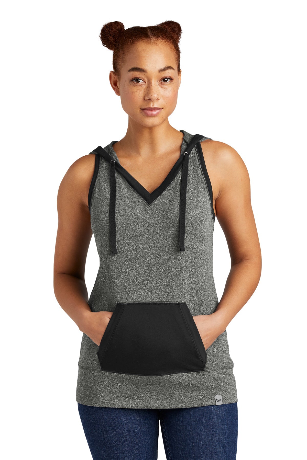 New Era® - Ladies Heritage Blend Hoodie Tank - LNEA106