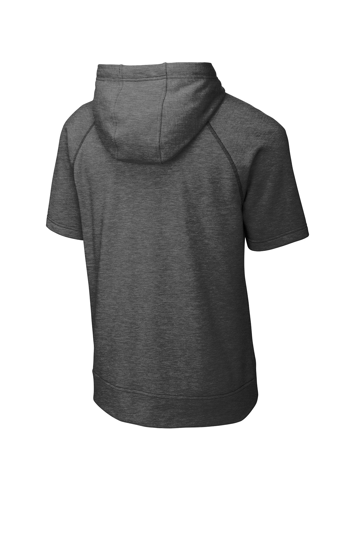 Sport-Tek ® PosiCharge ® Tri-Blend Wicking Fleece Short Sleeve Hooded Pullover