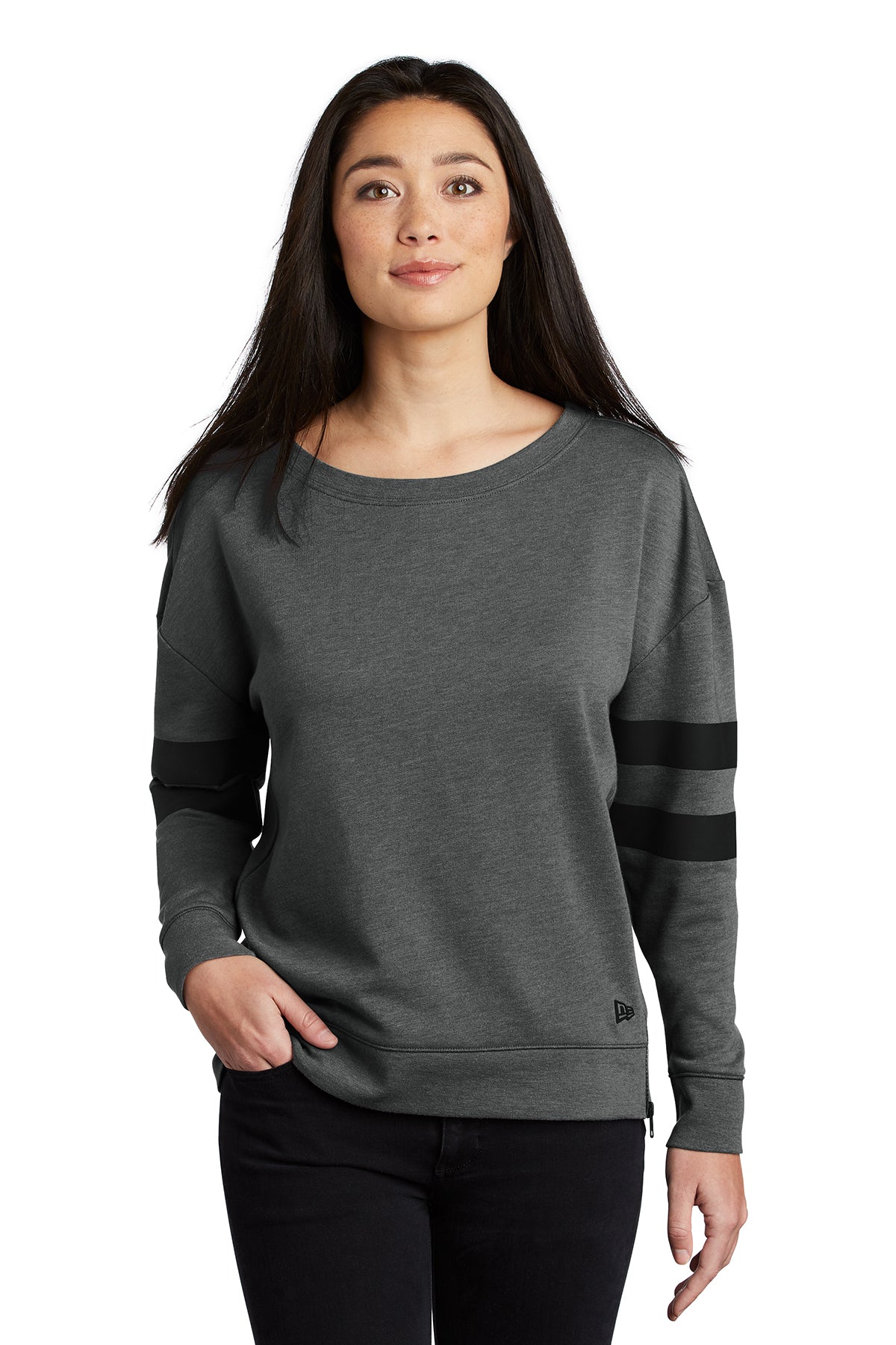 New Era® - Ladies Tri-Blend Fleece Varsity Crew - LNEA513