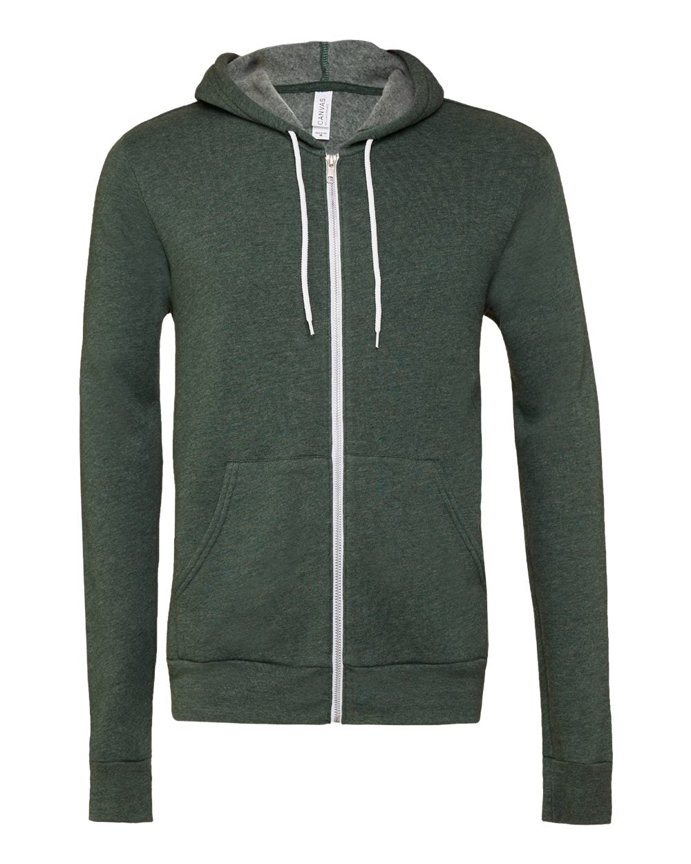 BELLA + CANVAS - Unisex Sponge Fleece Full-Zip Hoodie - 3739