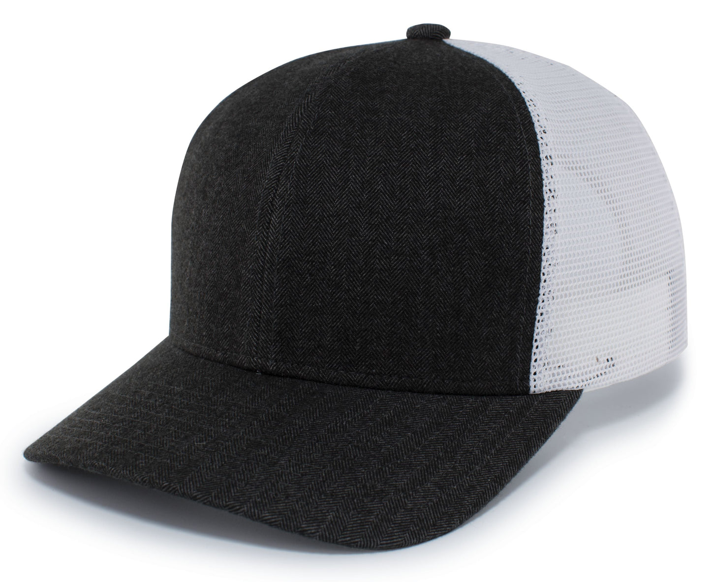 PACIFIC HEADWEAR - HERRINGBONE TRUCKER CAP