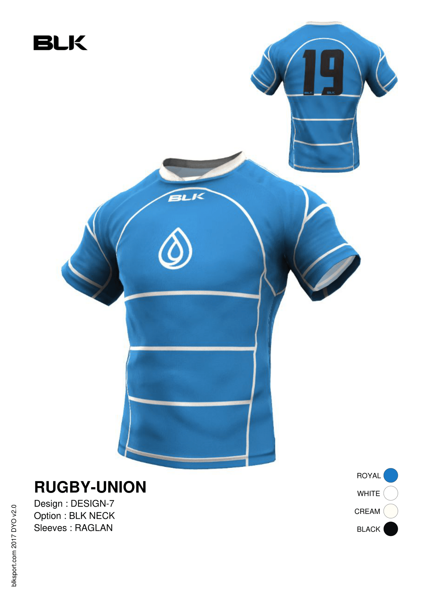 BLK - Men's Rugby Jersey