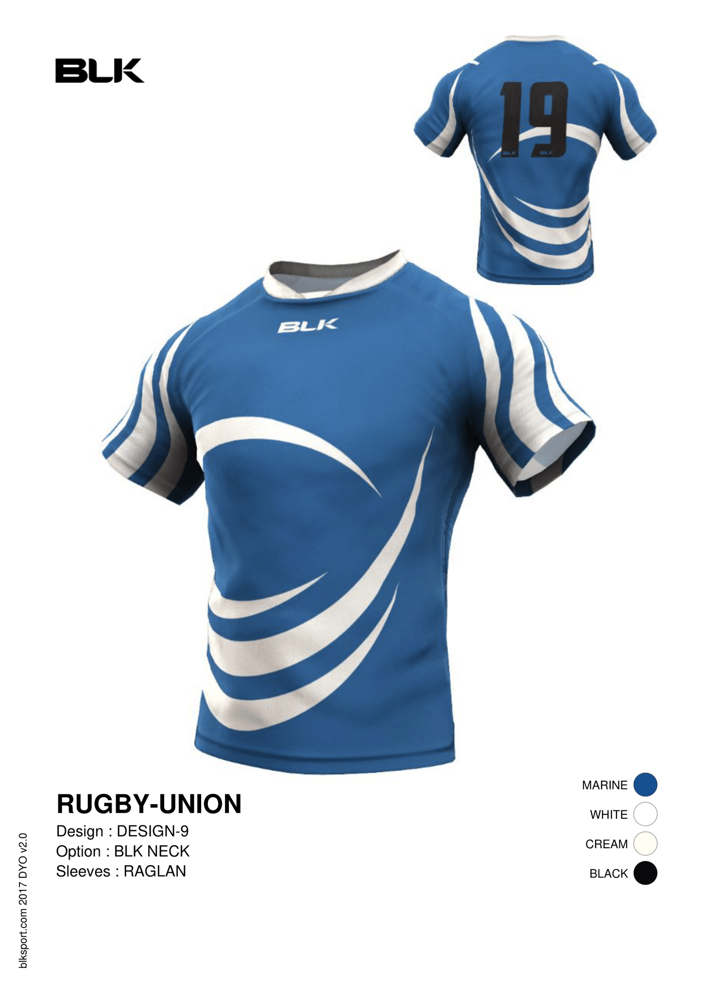 BLK - Men's Rugby Jersey