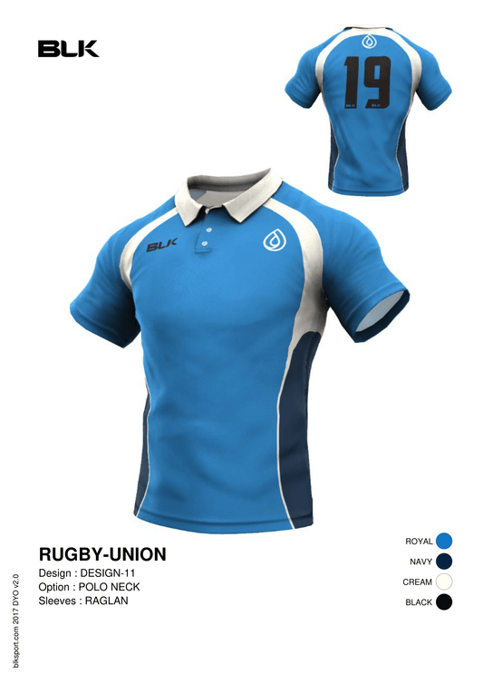 BLK - Junior Rugby Polo